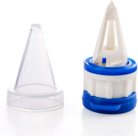 LiquidFlow Bottle Pourer Set – 6-Piece Conical Silicone Caps for Spirits, Oil, and Drinks