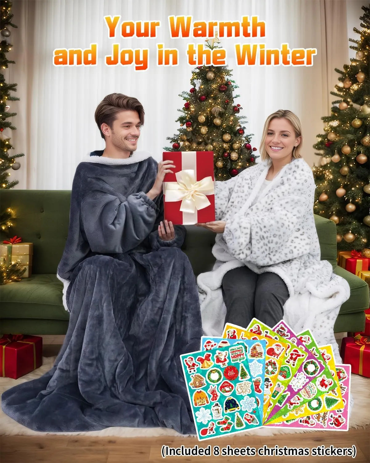 2024 Electric Heated Blanket with Foot Pocket-50 * 70",