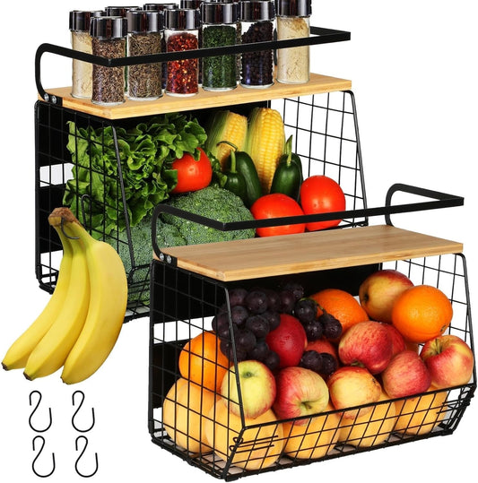 Magnetic Fruit Basket for Home Use